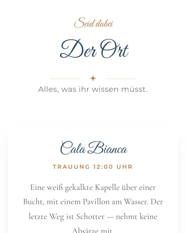 Azur: der Ort der Feier