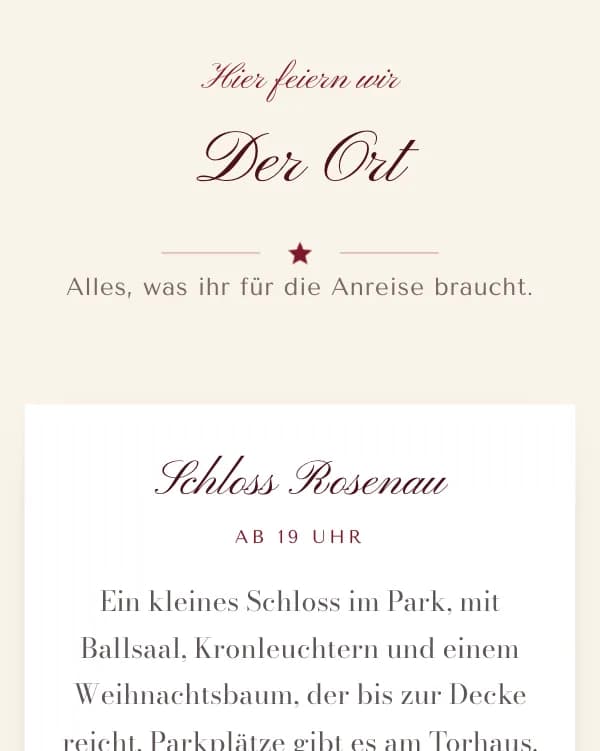 Nussknacker: der Ort der Feier