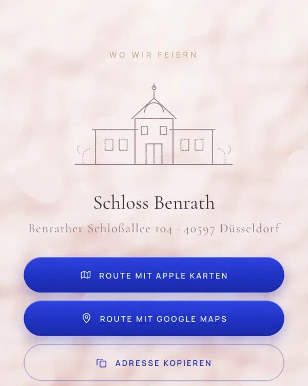 Siegel: der Ort der Feier