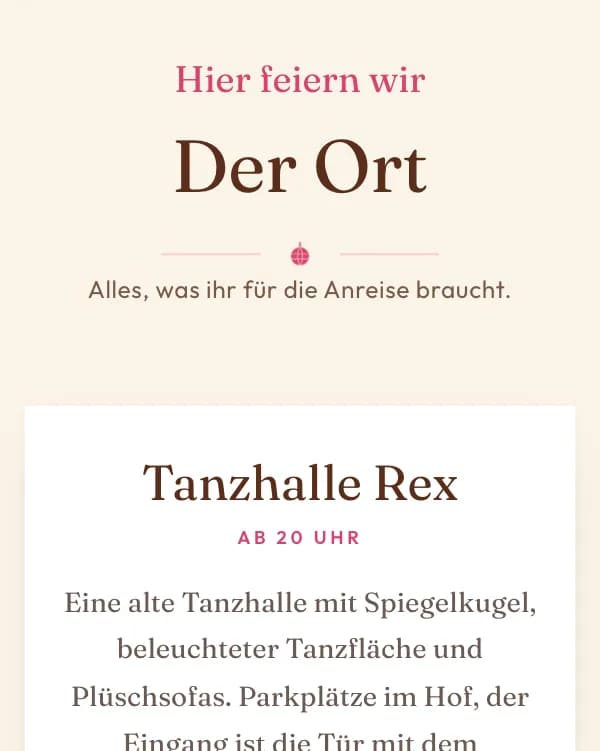 Disco Sechzig: der Ort der Feier