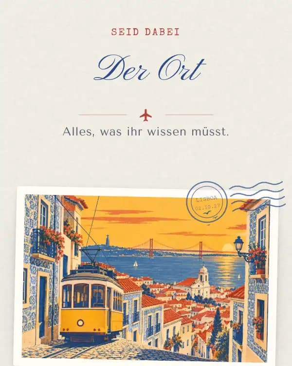 Luftpost: der Ort der Feier